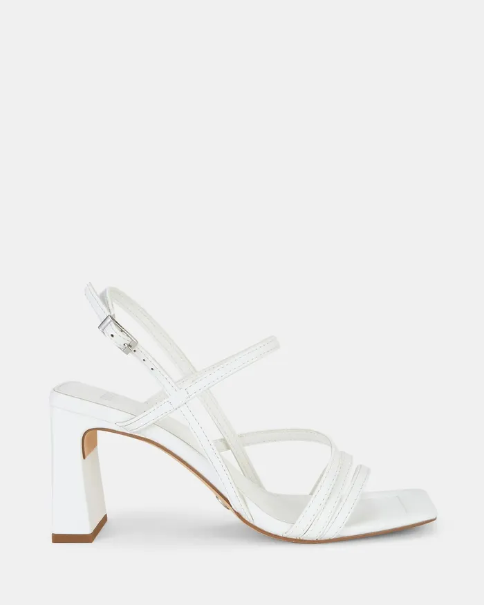 Women NOVO Shoes MAITAI WHITE Open Toe Heels Party