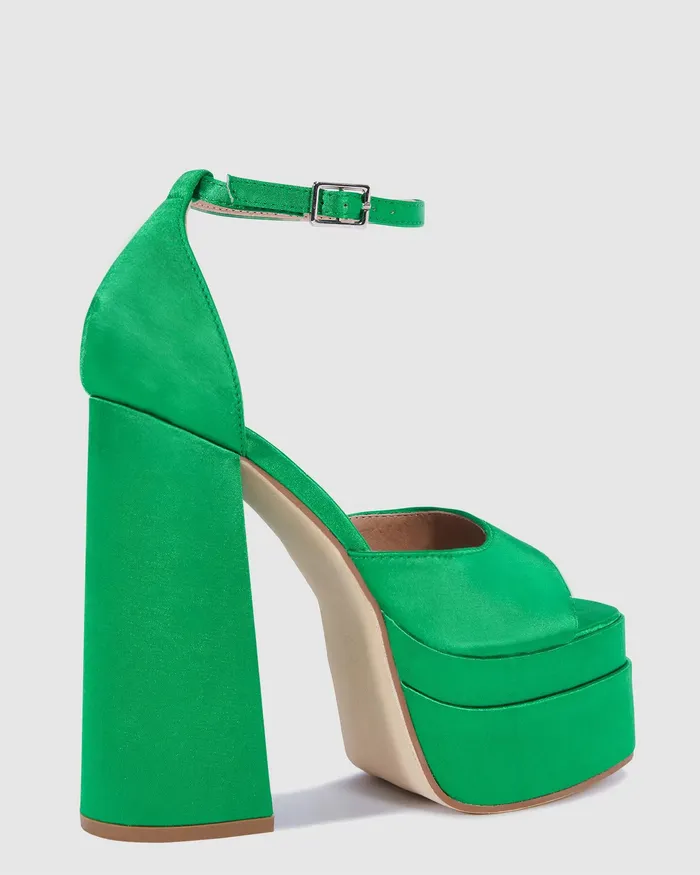 Women NOVO Shoes ZINEY GREEN Party