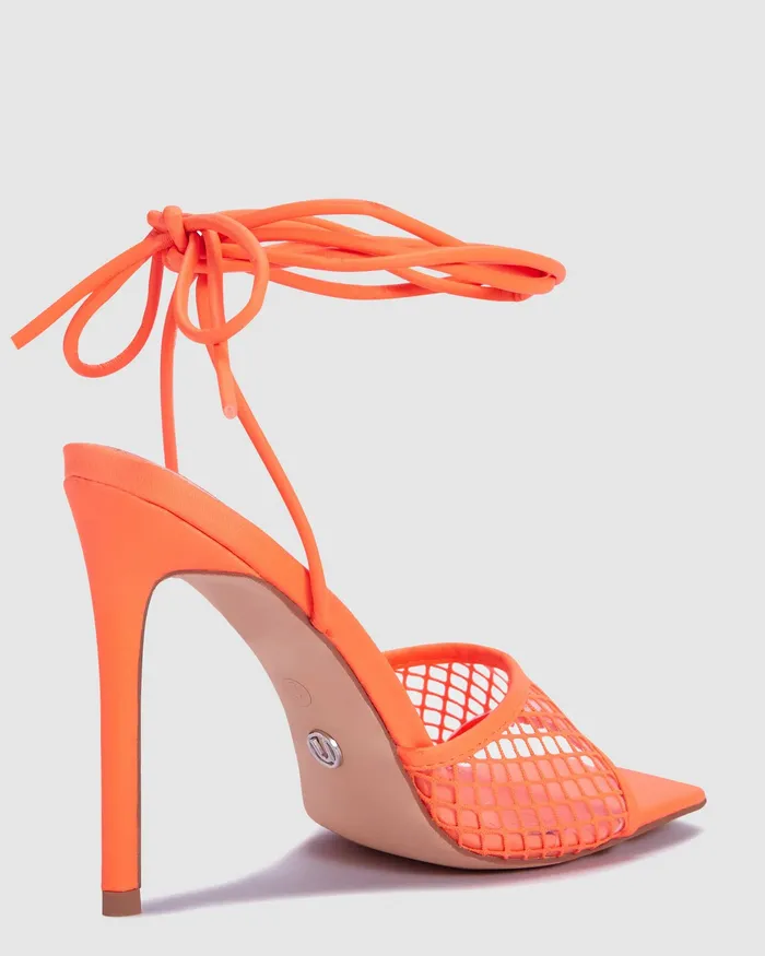 Women NOVO Shoes ZOOCHIE ORANGE Stilettos