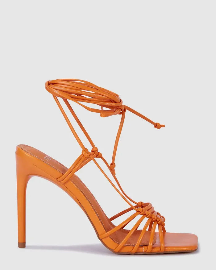 Women NOVO Shoes ZORICA PAPAYA Stilettos Party