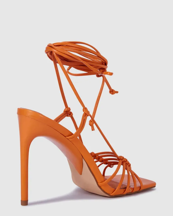 Women NOVO Shoes ZORICA PAPAYA Stilettos Party