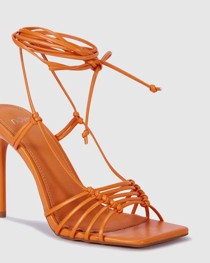 Women NOVO Shoes ZORICA PAPAYA Stilettos Party