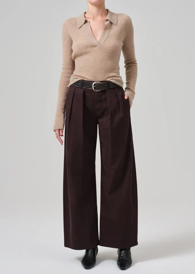 Women Pants Citizens Of Humanity Petra Pleated Trouser In Clove