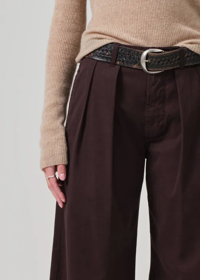Women Pants Citizens Of Humanity Petra Pleated Trouser In Clove