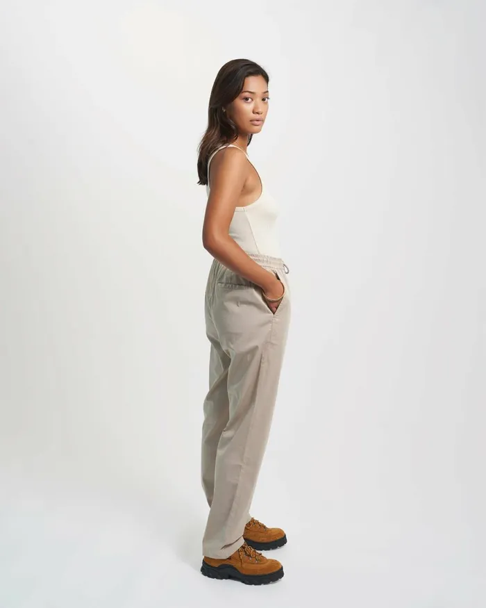 Women Pants Colorful Standard Organic Twill Pants Deep Black
