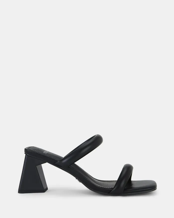 Women Party NOVO Shoes LAYTON BLACK Open Toe Heels
