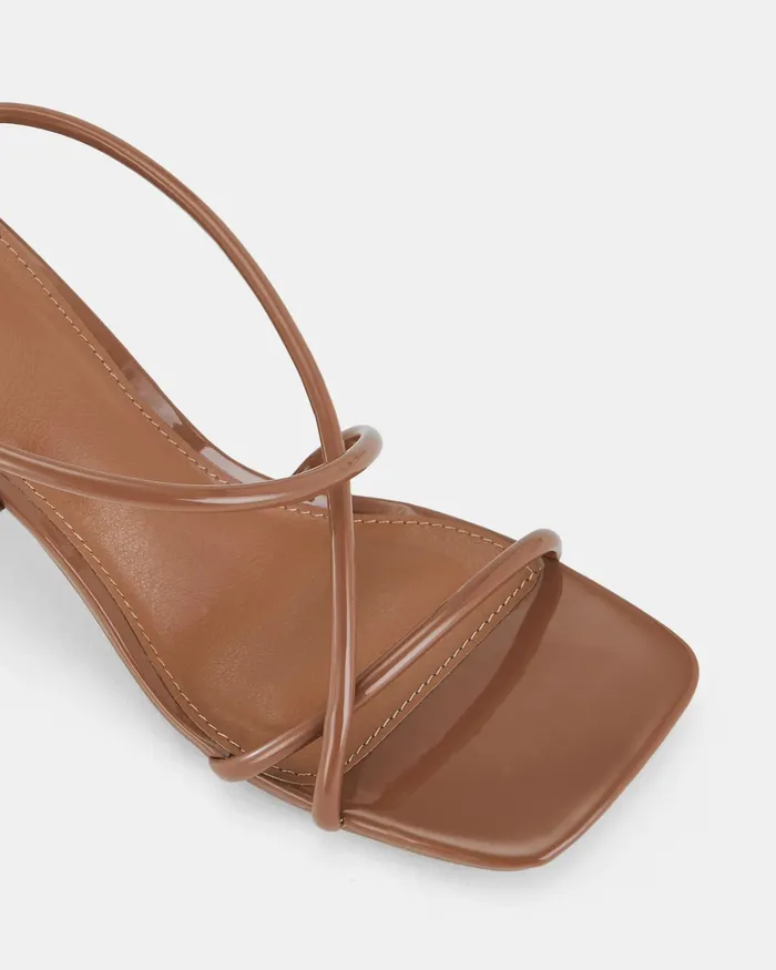 Women Peep Toes NOVO Shoes USSANA TOFFEE Open Toe Heels