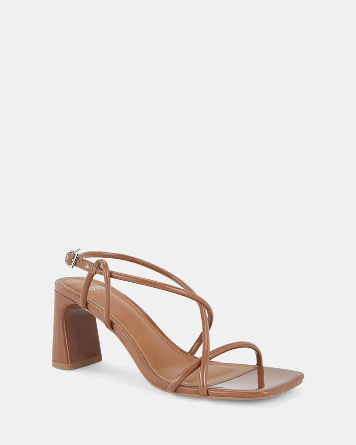 Women Peep Toes NOVO Shoes USSANA TOFFEE Open Toe Heels