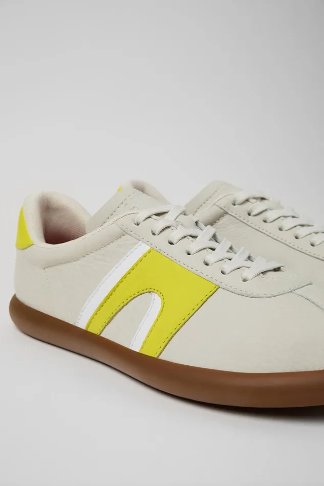 Women Pelotas Soller White Leather Sneaker Camper Sneakers