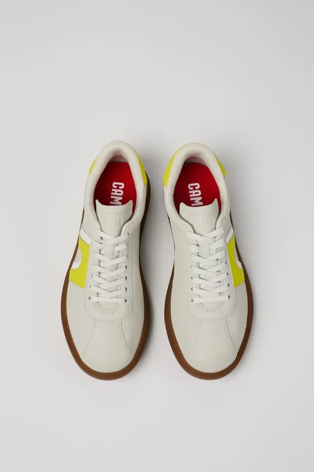 Women Pelotas Soller White Leather Sneaker Camper Sneakers