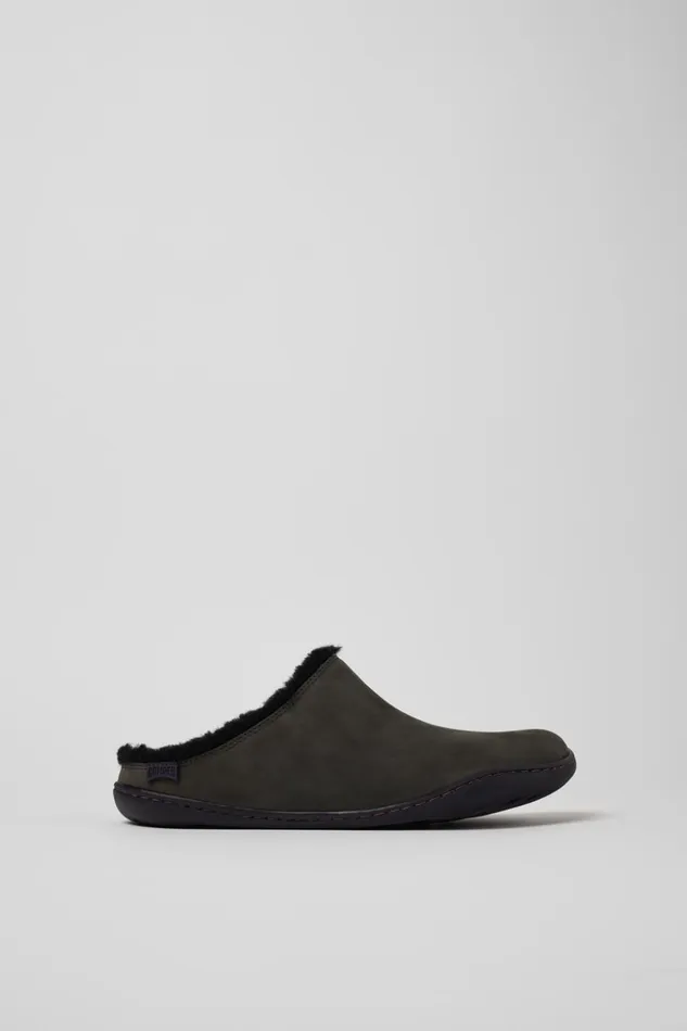 Women Peu Gray Nubuck Clogs Camper Casual Shoes Women Peu Gray Nubuck Clogs Camper Casual Shoes