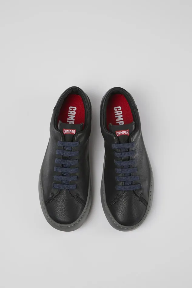 Women Peu Touring Black Leather Sneakers Camper Sneakers Women Peu Touring Black Leather Sneakers Camper Sneakers