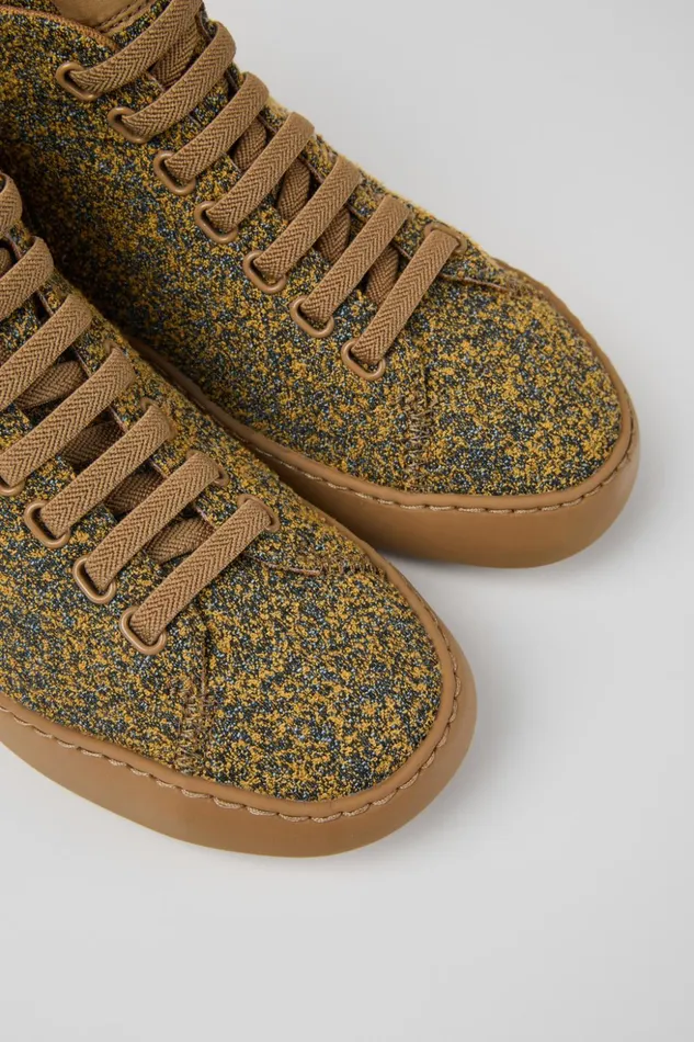Women Peu Touring Multicolored Textile Ankle Boots Camper Ankle Boots