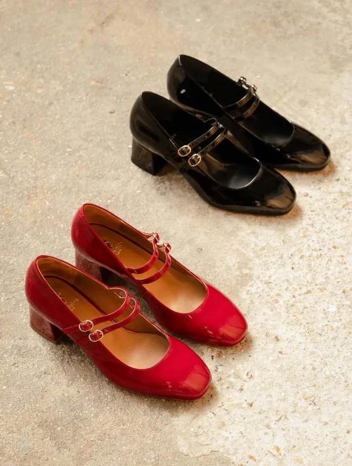 Women Pumps and Mary Janes Bobbies Bettany Lacquered Black