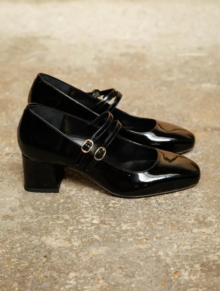 Women Pumps and Mary Janes Bobbies Bettany Lacquered Black