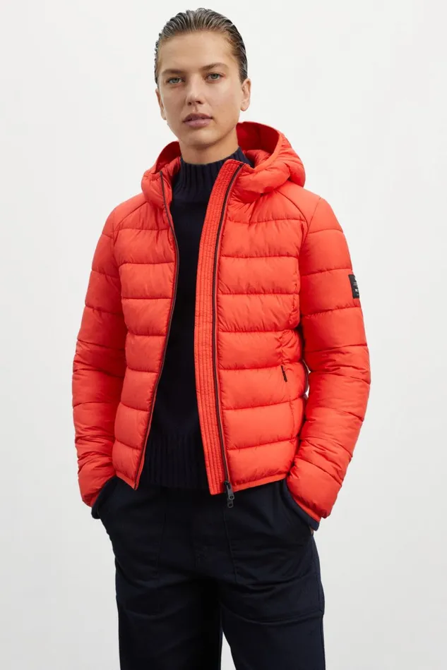 Women Red Asp Jacket Ecoalf Coats And Jackets