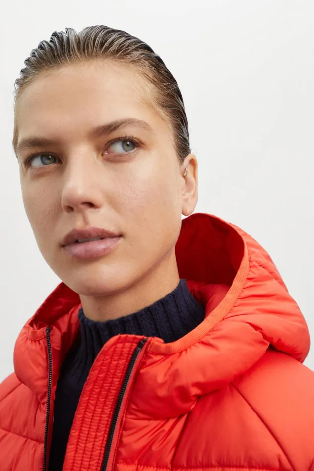 Women Red Asp Jacket Ecoalf Coats And Jackets