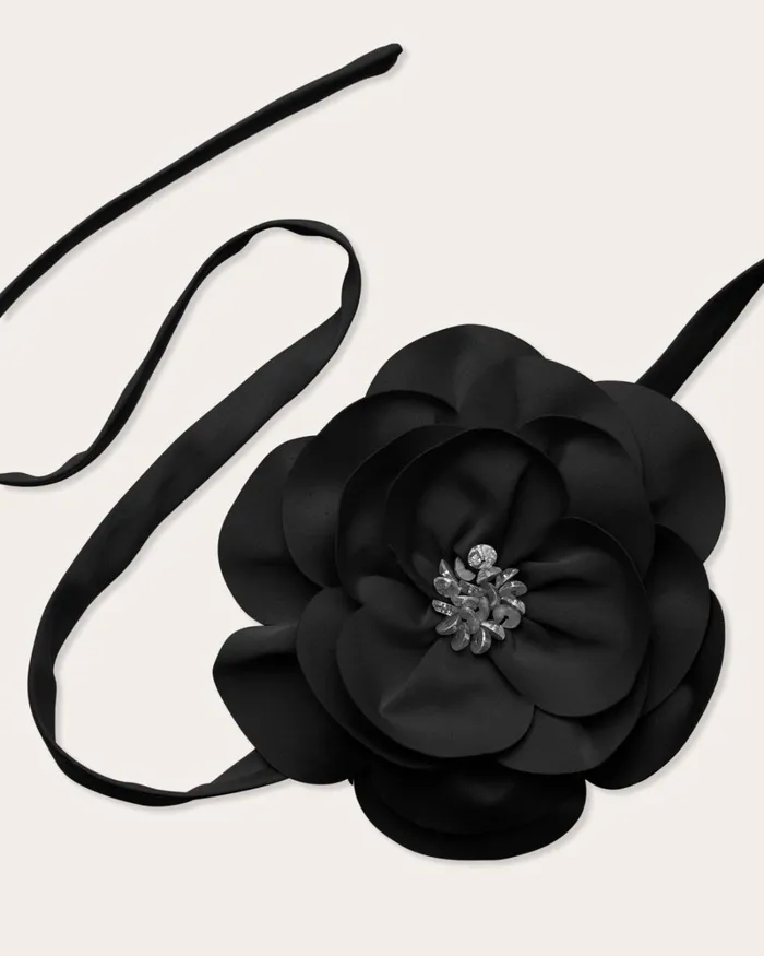 Women Rose Convertible Belt Necklace Cabernet Ramy Brook Belts