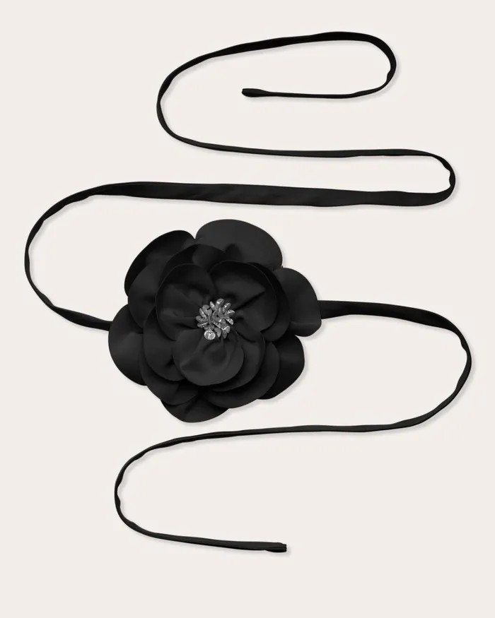 Women Rose Convertible Belt Necklace Cabernet Ramy Brook Belts