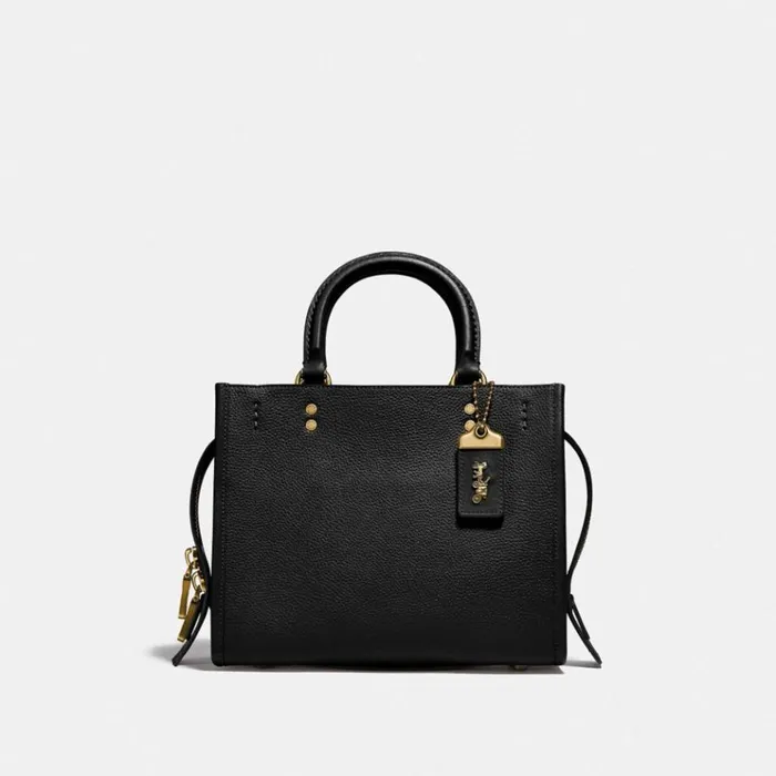 Women Satchels and Top Handles Coach Rogue 25 Brassblack
