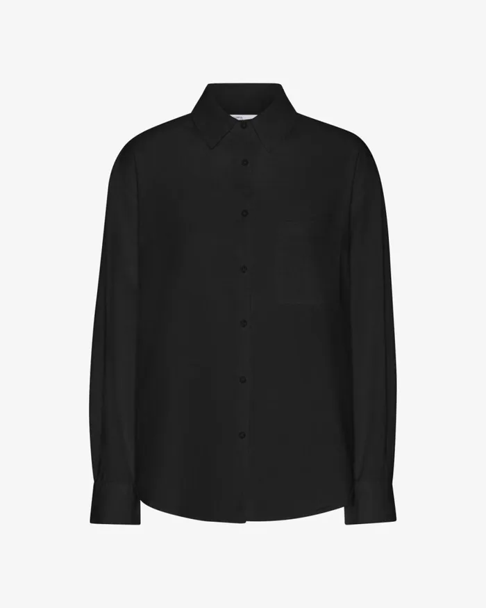 Women Shirts Colorful Standard Organic Oversized Shirt Deep Black
