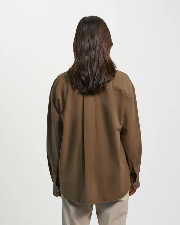 Women Shirts Colorful Standard Organic Oversized Shirt Spring Green