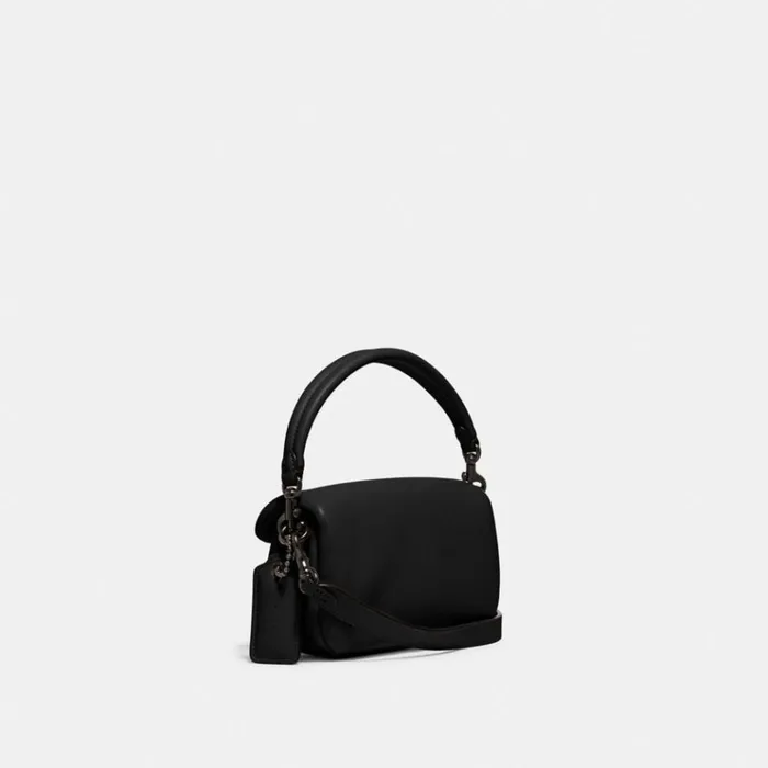 Women Shoulder Bags and Hobos Coach Pillow Tabby Shoulder Bag 18 Pewterblack