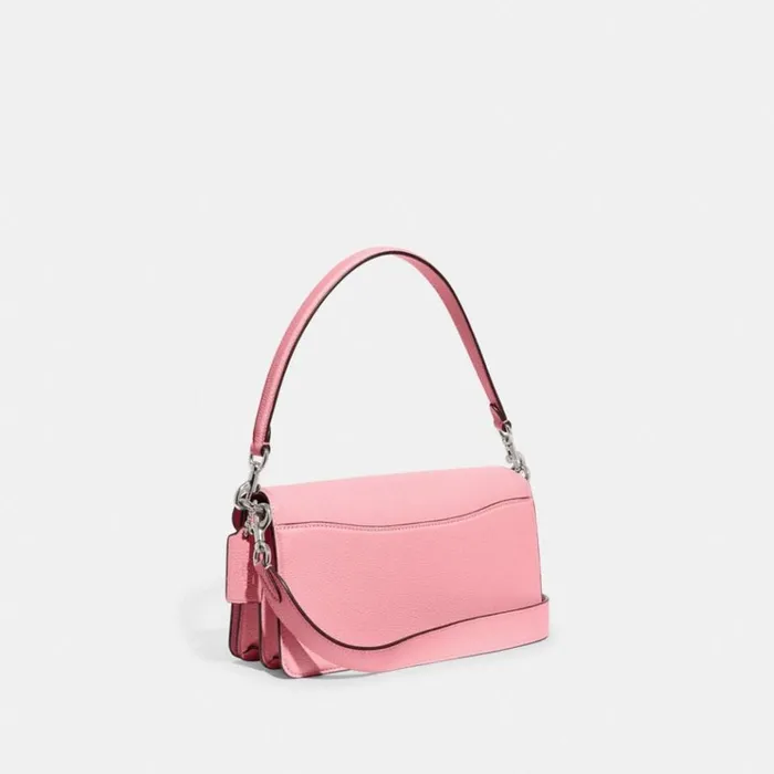 Women Shoulder Bags and Hobos Coach Tabby Shoulder Bag 26 Silverflower Pink