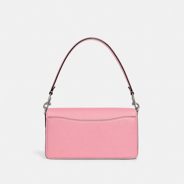 Women Shoulder Bags and Hobos Coach Tabby Shoulder Bag 26 Silverflower Pink