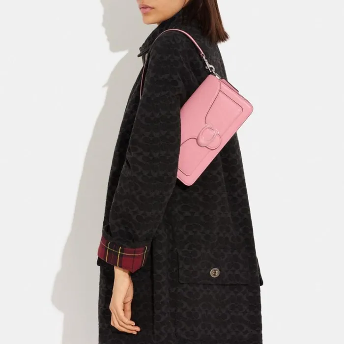 Women Shoulder Bags and Hobos Coach Tabby Shoulder Bag 26 Silverflower Pink