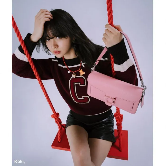 Women Shoulder Bags and Hobos Coach Tabby Shoulder Bag 26 Silverflower Pink