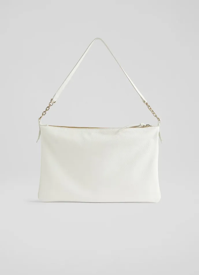 Women Shoulder Bags LKBennett Rachel Cream Leather Slim Shoulder Bag Women Shoulder Bags LKBennett Rachel Cream Leather Slim Shoulder Bag