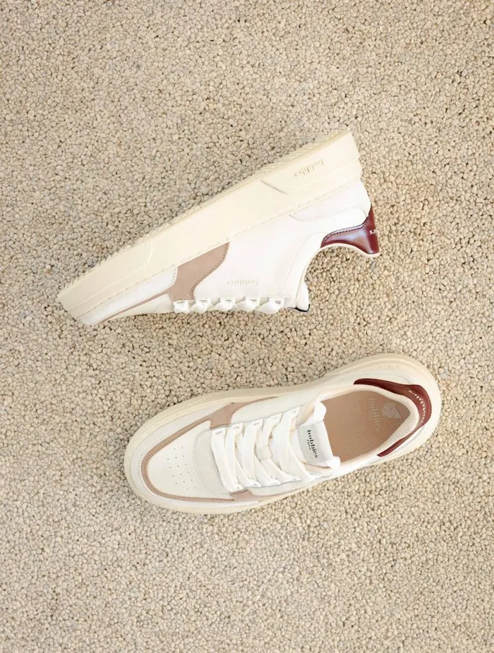 Women Sneakers Bobbies Avalon Off White and Morello