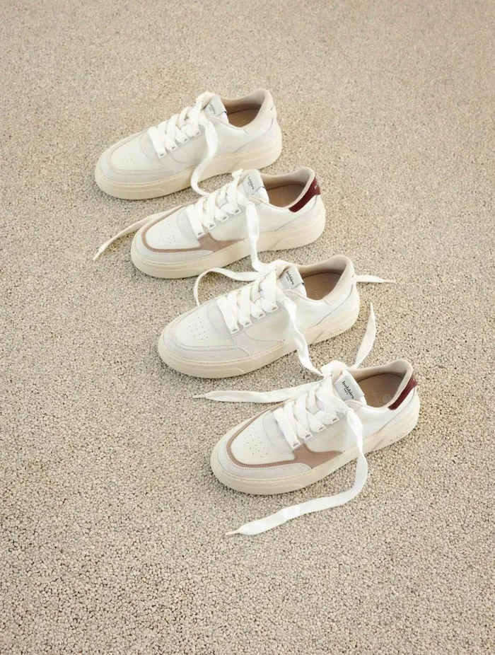 Women Sneakers Bobbies Avalon Off White and Morello Women Sneakers Bobbies Avalon Off White and Morello