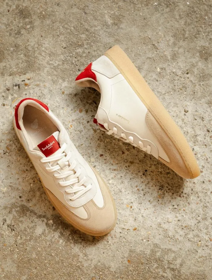 Women Sneakers Bobbies Bahia Off White and Espelette