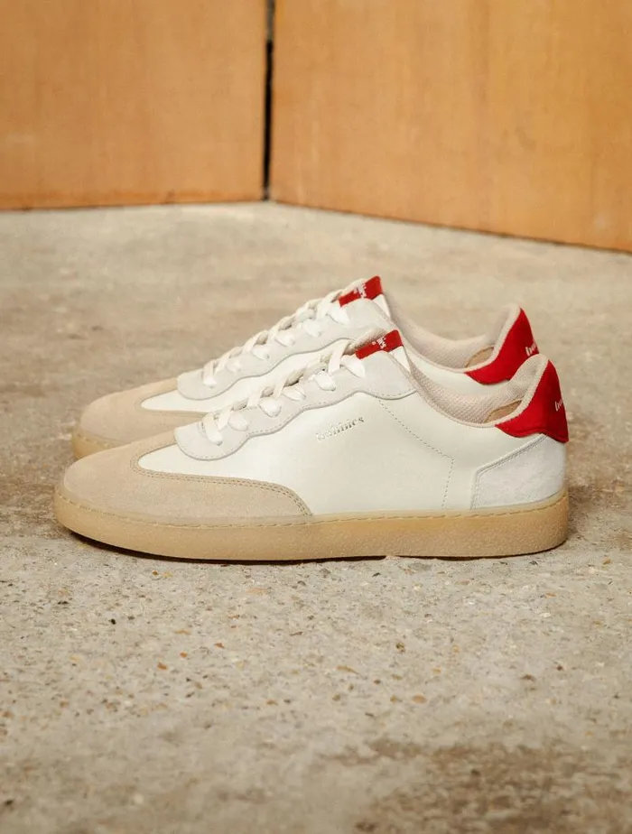 Women Sneakers Bobbies Bahia Off White and Espelette Women Sneakers Bobbies Bahia Off White and Espelette