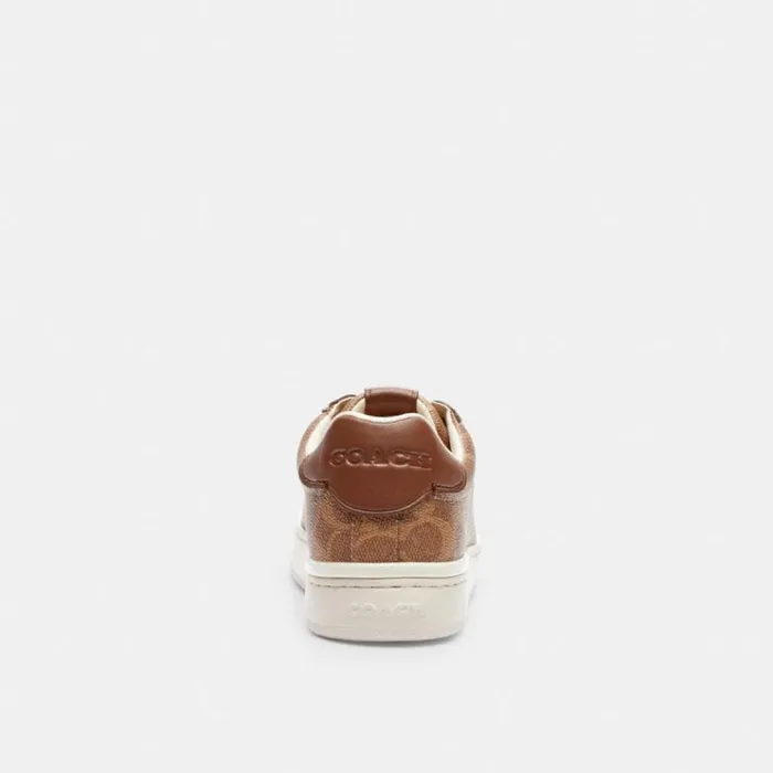Women Sneakers Coach Lowline Luxe Low Top Sneaker Tan