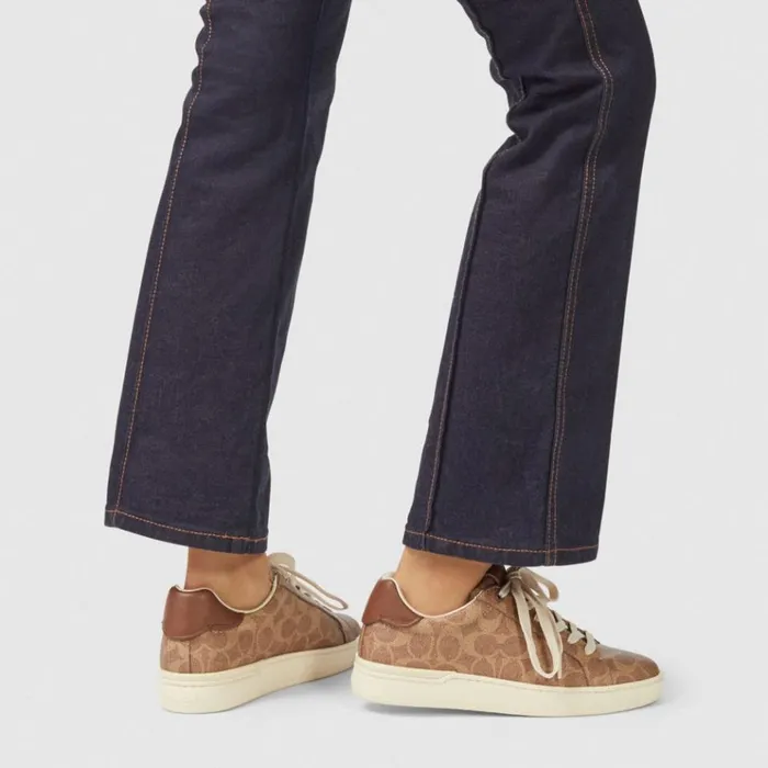 Women Sneakers Coach Lowline Luxe Low Top Sneaker Tan