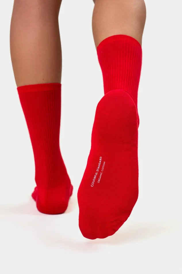 Women Socks Colorful Standard Women Classic Organic Sock Petrol Blue