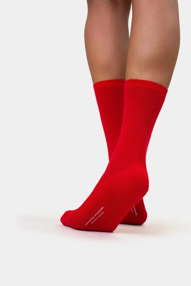 Women Socks Colorful Standard Women Classic Organic Sock Petrol Blue