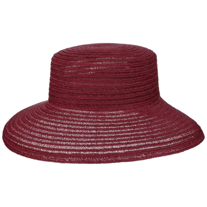 Women Straw Hats Mayser Tiffy Uni Hemp Hat Burgundy