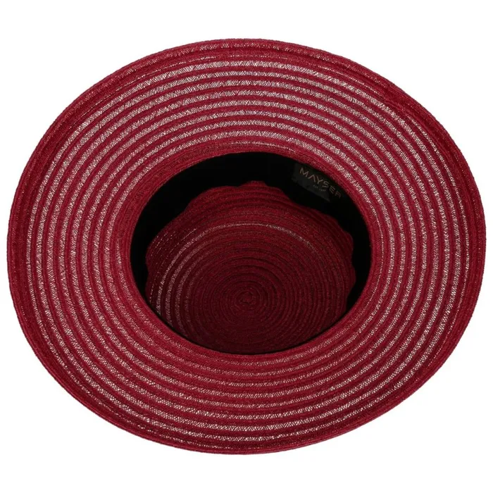 Women Straw Hats Mayser Tiffy Uni Hemp Hat Burgundy Women Straw Hats Mayser Tiffy Uni Hemp Hat Burgundy