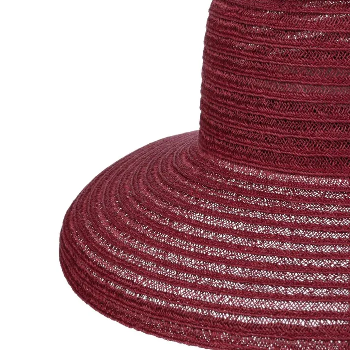 Women Straw Hats Mayser Tiffy Uni Hemp Hat Burgundy Women Straw Hats Mayser Tiffy Uni Hemp Hat Burgundy