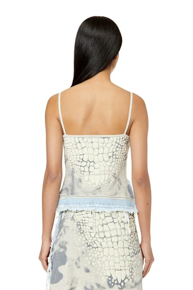 Women THopler Bluewhite Diesel Tshirts And Tops Women THopler Bluewhite Diesel Tshirts And Tops