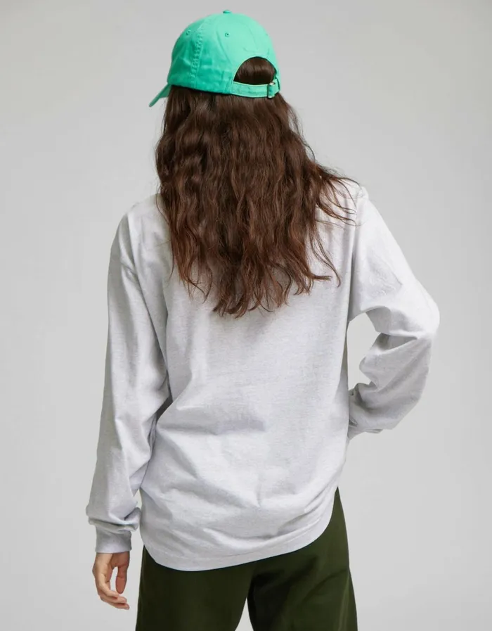 Women TShirts Colorful Standard Oversized Organic LS TShirt Faded Black