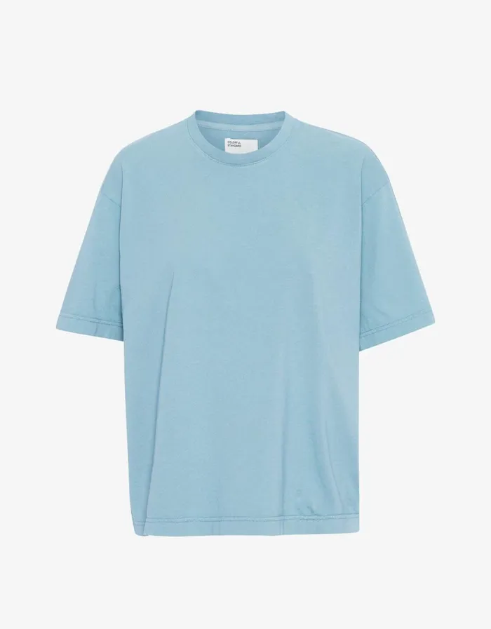 Women TShirts Colorful Standard Oversized Organic TShirt Seaside Blue