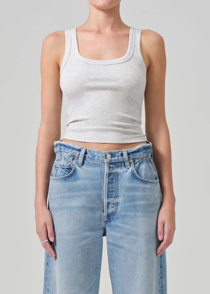Women Tops Citizens Of Humanity Faye Tank In Heather Grey