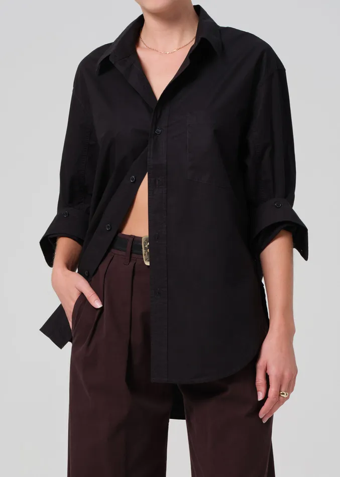 Women Tops Citizens Of Humanity Kayla Shirt In Black