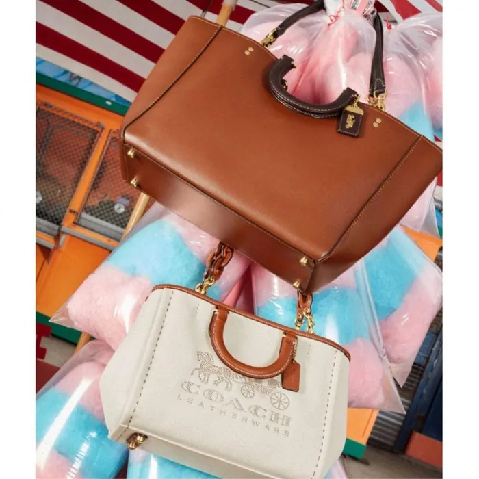 Women Totes and Carryalls Coach Rae Tote In Colorblock Brass1941 Saddle Multi Women Totes and Carryalls Coach Rae Tote In Colorblock Brass1941 Saddle Multi