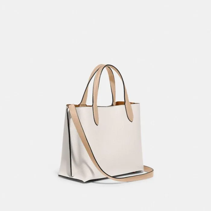 Women Totes and Carryalls Coach Willow Tote 24 In Colorblock Brasschalk Multi Women Totes and Carryalls Coach Willow Tote 24 In Colorblock Brasschalk Multi